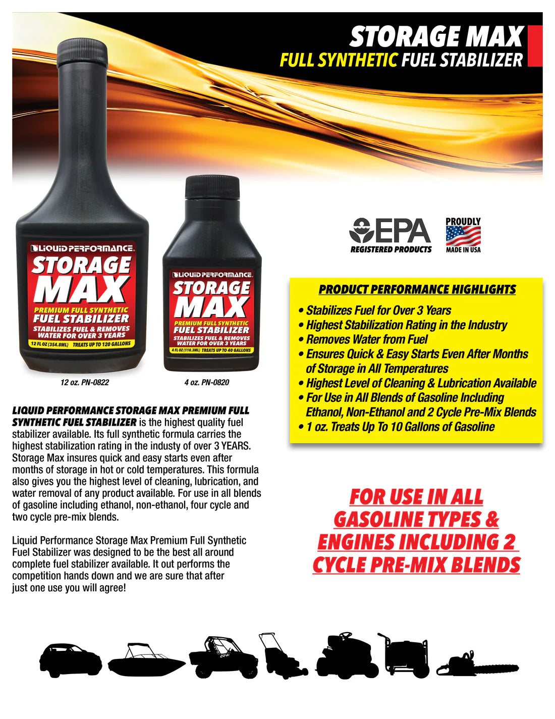 Storage Max Fuel Stabilizer