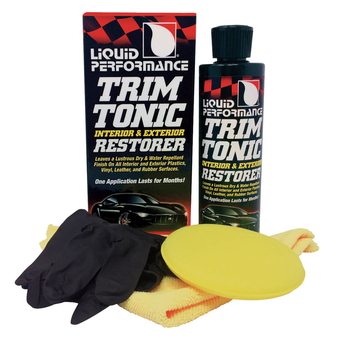 Trim Tonic Kit (Gloves, Microfiber & Applicator)